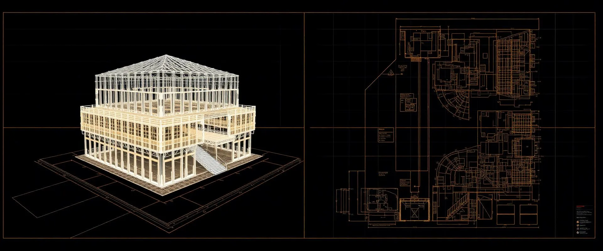 CAD to BIM Conversion - reality capture deliverable example