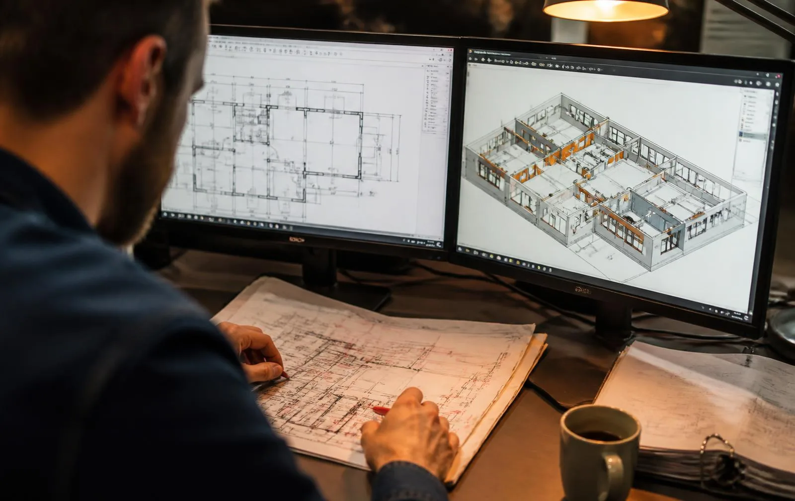 Featured image for CAD to BIM Conversion: Turning 2D Drawings Into a Revit Model - Technology article
