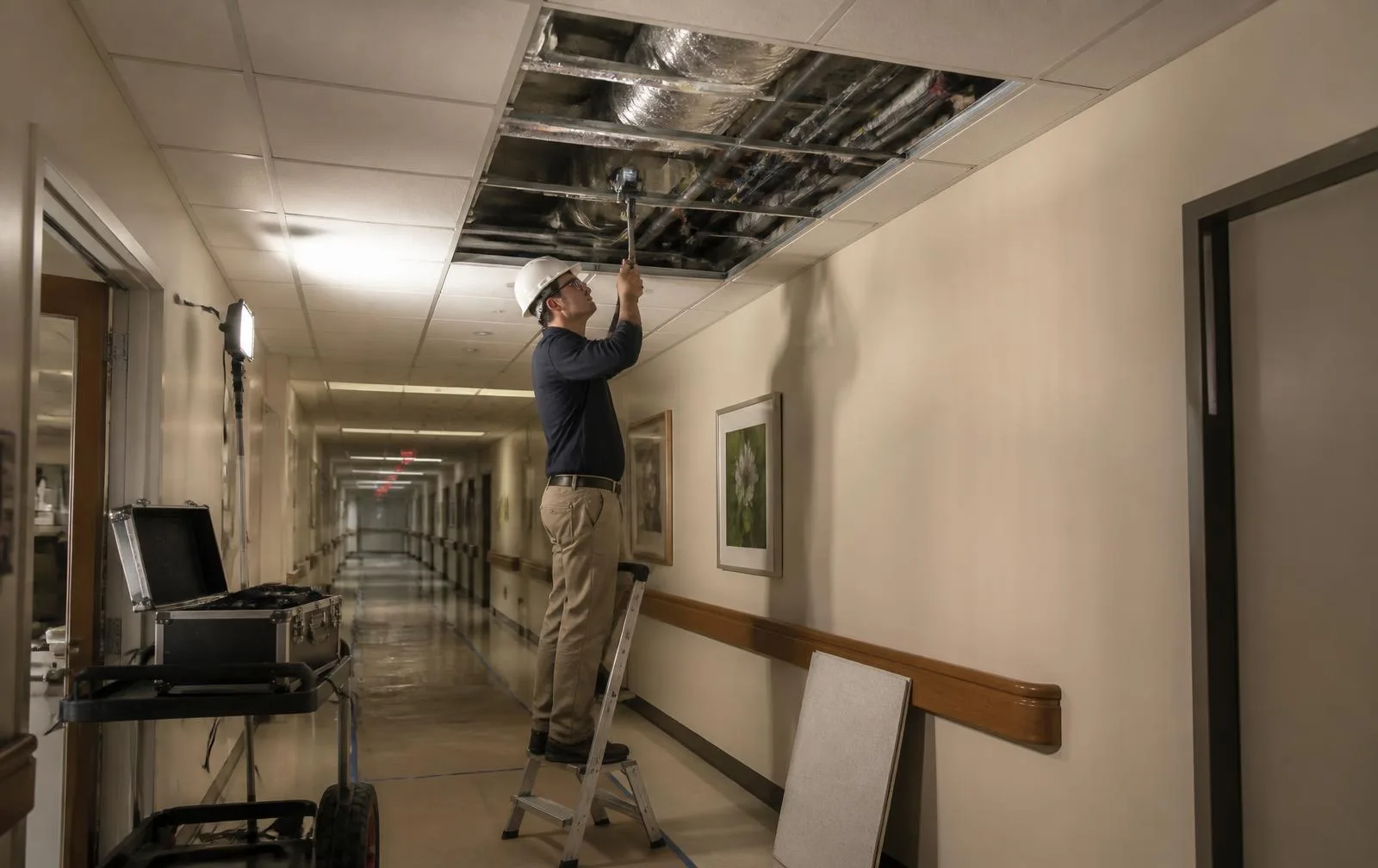 Featured image for MEP & Above-Ceiling Scanning: Coordinating the Systems Nobody Can See - Technology article
