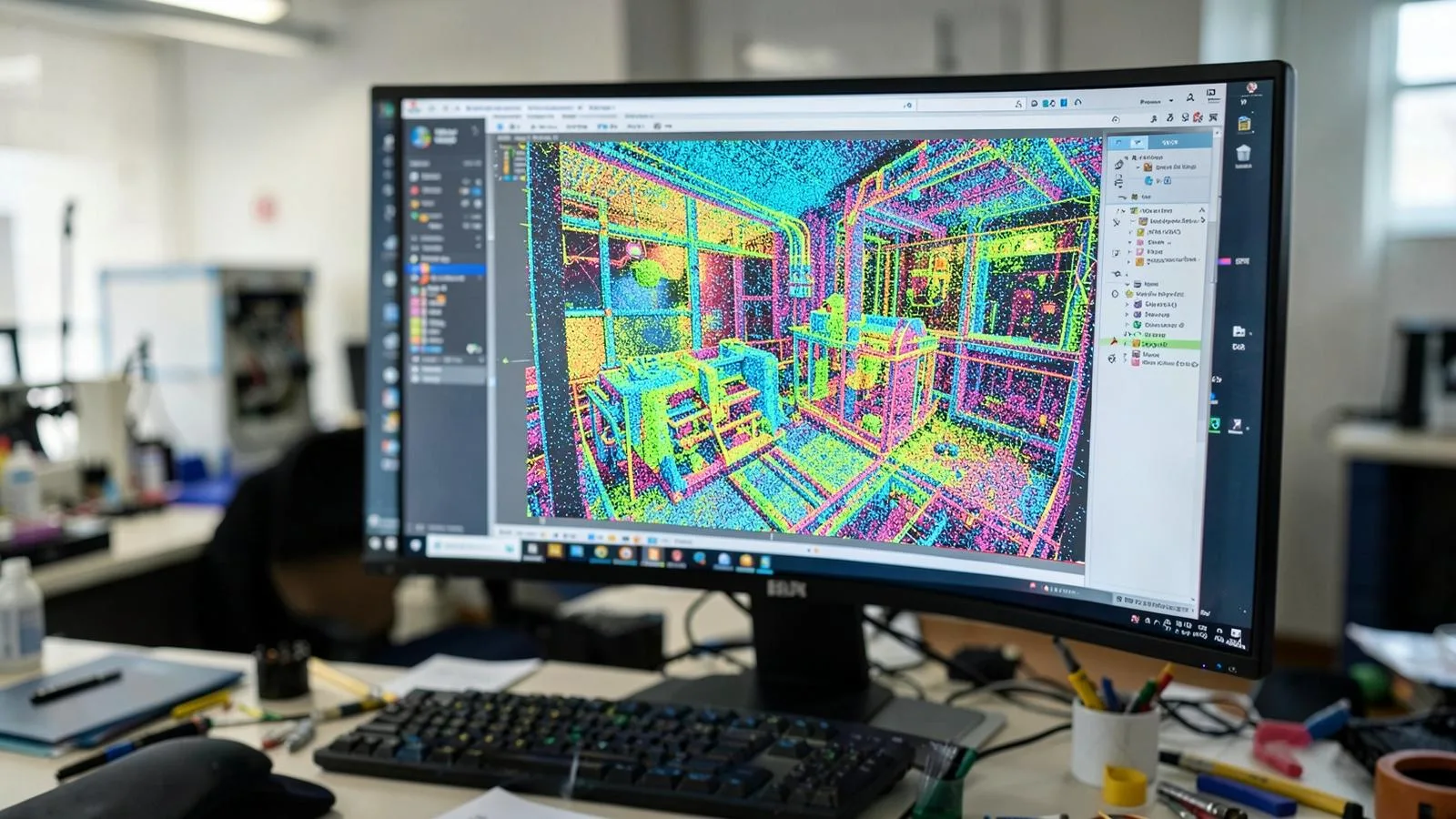 Featured image for Why Point Clouds Are Hard to Manage in BIM - Best Practices article